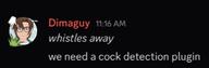 cock detection dimaguy plugin whistle // 315x103 // 13KB