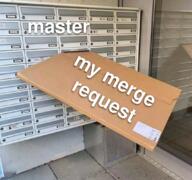 git git_master git_merge_request meme // 1080x1014 // 1.3MB