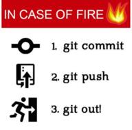 git git_commit git_push meme poster // 1080x1063 // 372KB