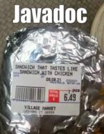 javadoc meme sandwich // 1080x1379 // 1.3MB