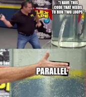 meme parallel template:flex_tape // 488x547 // 573KB